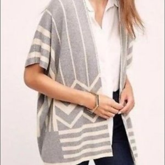 Anthropologie Sweaters - Anthropologie La Fee Verte Open Stripe Cardigan